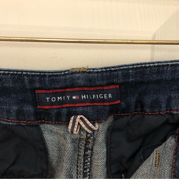 Tommy Hilfiger Denim Straight Leg Boot Trouser Mid-Rise Dark Jeans Women's 4/6 - Picture 8 of 13